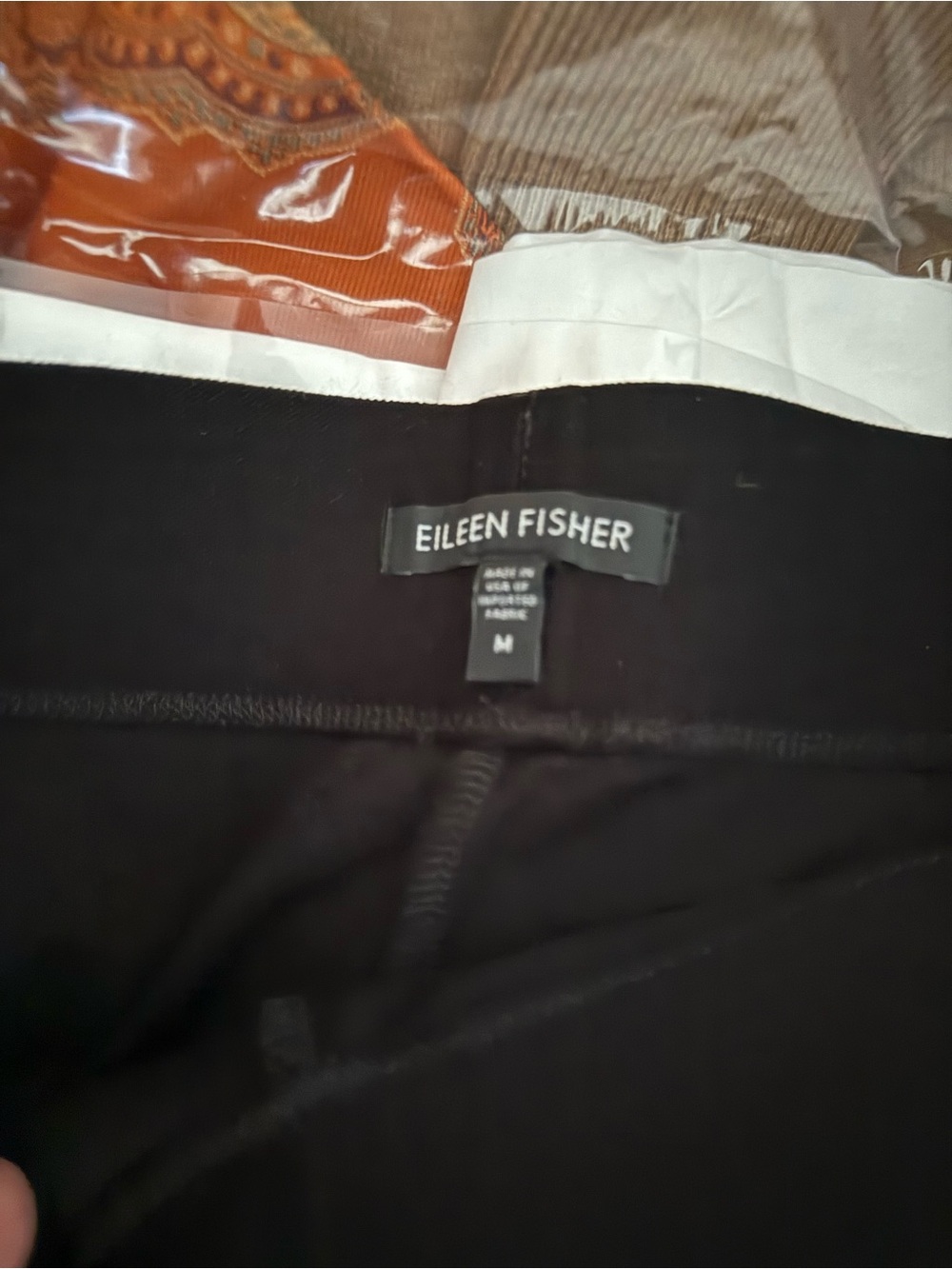 Eileen Fisher Black Cotton Comfy Pants x5 - amazing deal if you know EF pricing